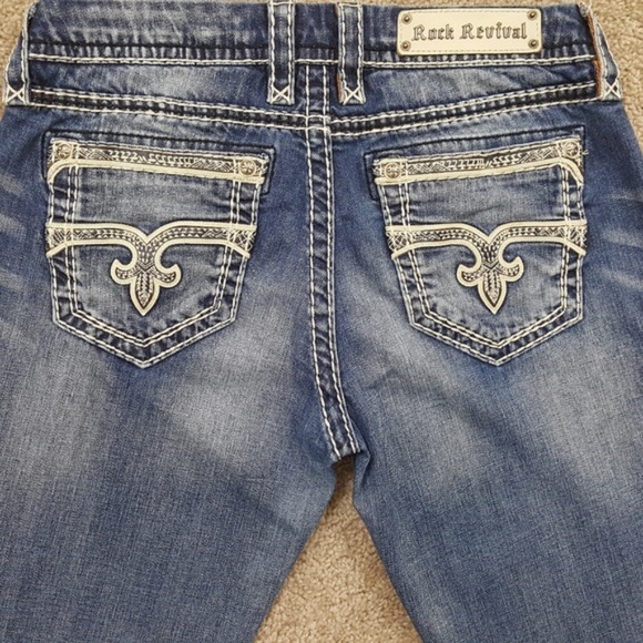 Rock Revival Denim - Rock Revival Phyllis Easy Skinny Jeans 30  A3-32